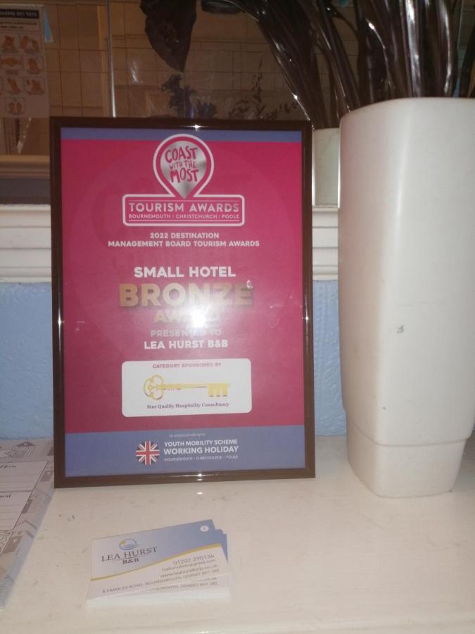 Lea Hurst B & B Bournemouth Eksteriør billede